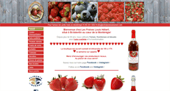 Desktop Screenshot of lesfraiseslouishebert.com